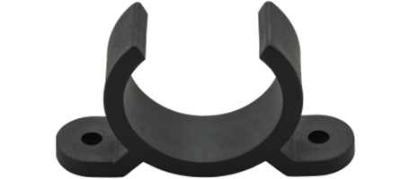 Cliprohrschelle - Halterungsbereich - Baumann Kunststoffspritzgussteile