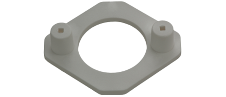 Schlossmontageplatte - Möbelbereich - Baumann Kunststoffspritzgussteile