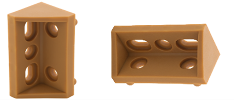 Eckverbinder für Möbel-Winkel 80, 90 und 100 Grad - Möbelbereich - Baumann Kunststoffspritzgussteile