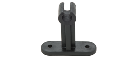 Gasrohrhalterung Ø 8 mm - Halterungsbereich - Baumann Kunststoffspritzgussteile