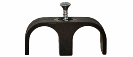 Doppelschelle für Schlauch Außen-Ø 15 mm - Halterungsbereich - Baumann Kunststoffspritzgussteile