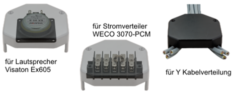 Schutzabdeckung Lautsprecher / Stromverteiler / Y Kabelverteilung - Elektrobereich - Baumann Kunststoffspritzgussteile
