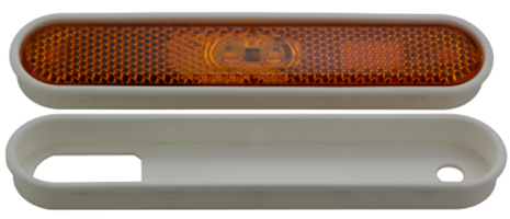 Halter für Hella Seitenmarkierungsleuchte - Elektrobereich - Baumann Kunststoffspritzgussteile