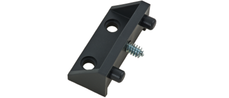 Eckverbinder für Möbel-Winkel 90 Grad und Ø 6 mm Varianta Schrauben - Möbelbereich - Baumann Kunststoffspritzgussteile