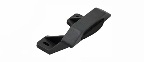 Schließkeil abgesetzt mit Dämpfung - Möbelbereich - Baumann Kunststoffspritzgussteile - Detail