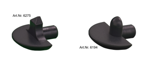 Fachbodenträger - Möbelbereich - Baumann Kunststoffspritzgussteile - Detail