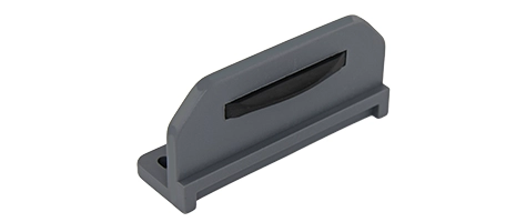Schließkeil abgesetzt mit Dämpfung - Möbelbereich - Baumann Kunststoffspritzgussteile - Ansicht