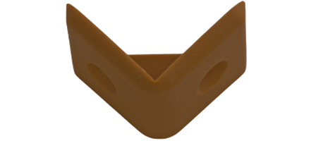 Schutzecke zum Verschrauben - Möbelbereich - Baumann Kunststoffspritzgussteile